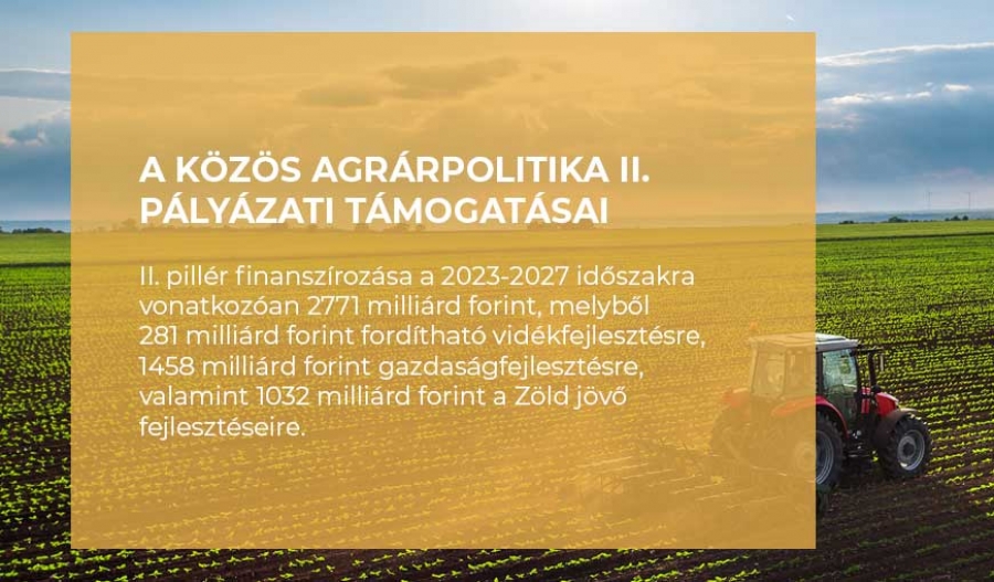 P&aacute;ly&aacute;zati lehetős&eacute;gek a K&ouml;z&ouml;s Agr&aacute;rpolitika II. pill&eacute;r&eacute;ben