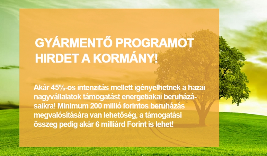 Hamarosan indul a Gy&aacute;rmentő Program: 90 milli&oacute;t&oacute;l 6 milli&aacute;rd forintig terjedő t&aacute;mogat&aacute;st k&eacute;rhetnek a nagyv&aacute;llalatok
