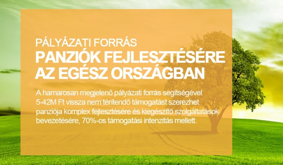 Kisfaludy Turisztikai Fejleszt&eacute;si Program - &Uacute;J, k&ouml;nny&iacute;tett p&aacute;ly&aacute;zhat&oacute;s&aacute;g!